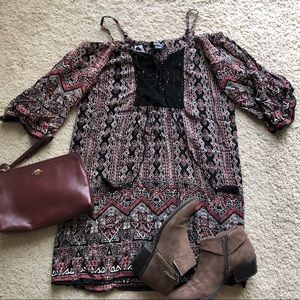 Angie patterned dress